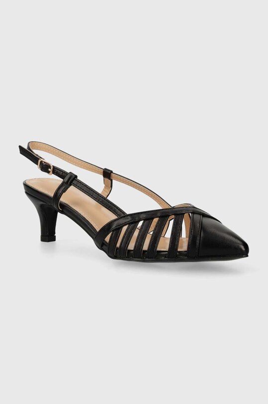 Answear Lab pantofi cu toc calcai expus negru 9556.IWK