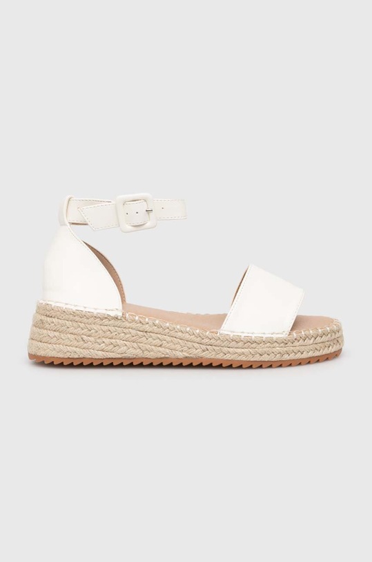 Εσπαντρίγιες Answear.LAB ίσια πλατφόρμα λευκό 77.500.fh