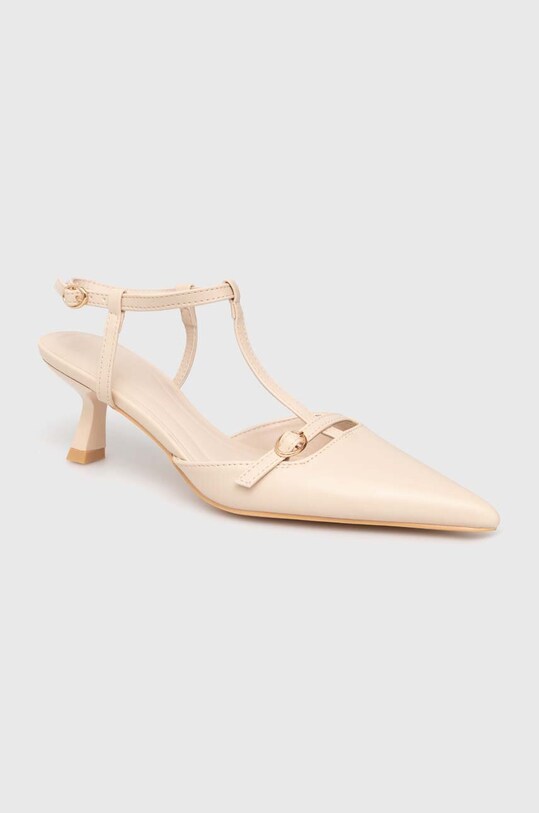 Answear Lab pantofi cu toc 10017.ijs bej WW24