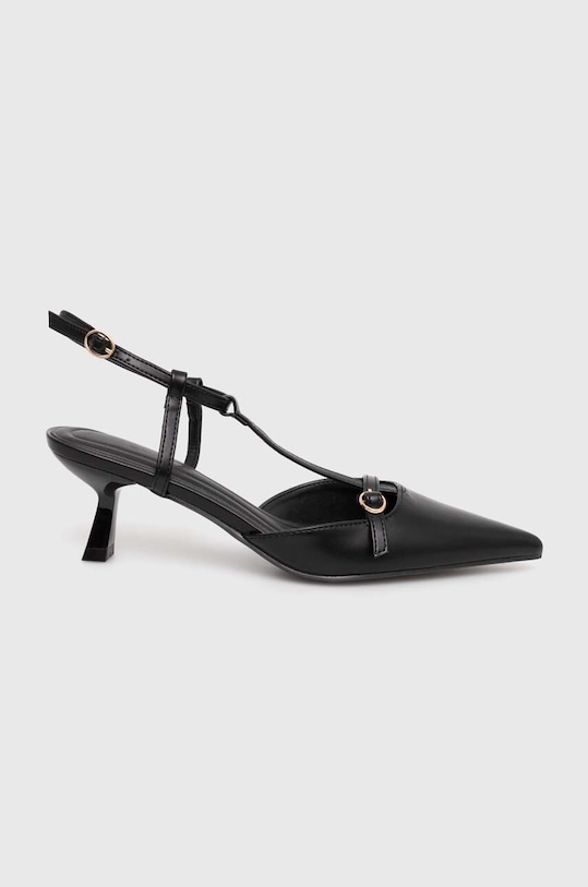 Answear Lab szpilki imitacja skóry licowej czarny 10017.ijs