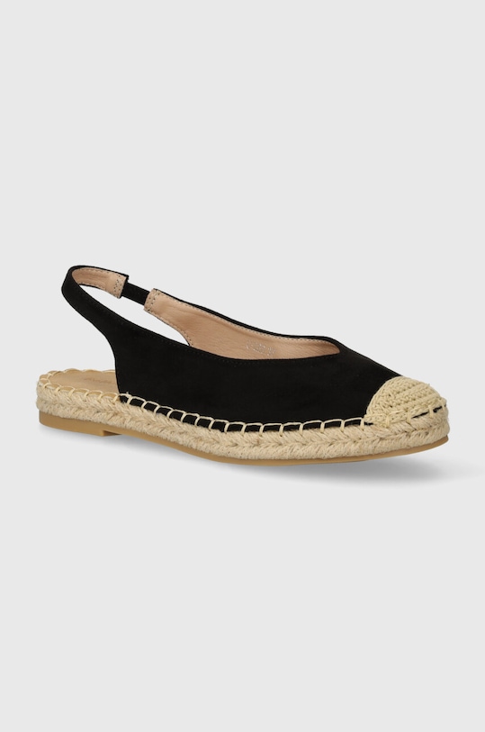 Answear Lab espadryle tekstylny czarny c286.fh