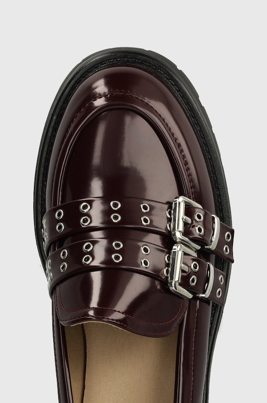 Answear Lab mocasini burgundia bp1621.22.FKK