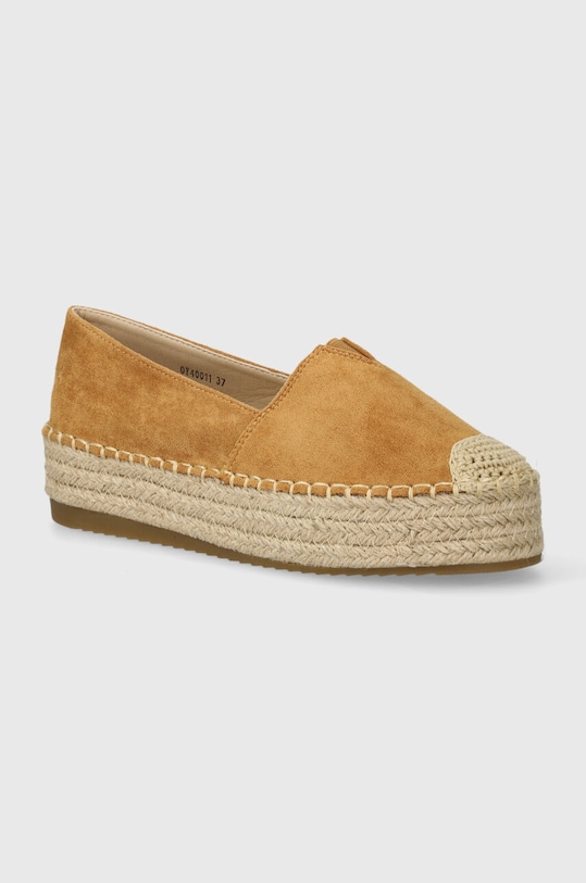 Espadrilky Answear.LAB platforma hnědá OY40011.HWK