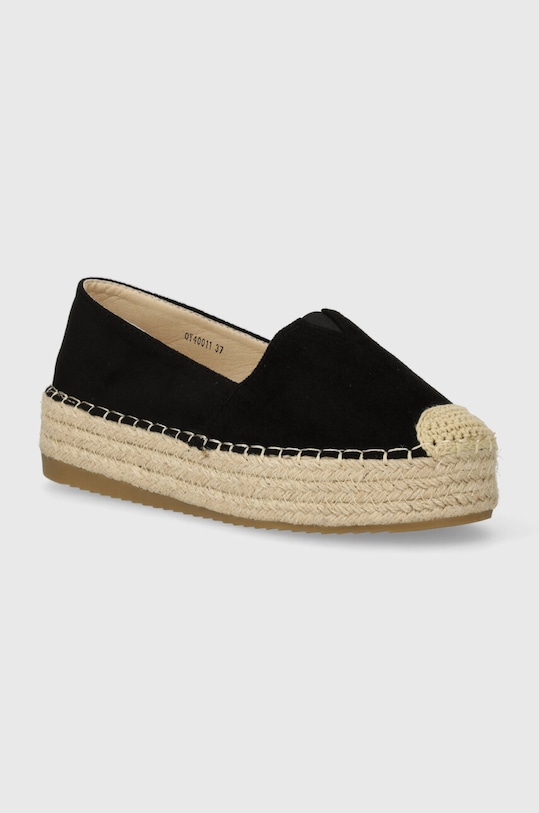 Answear Lab espadrile textil negru OY40011.HWK