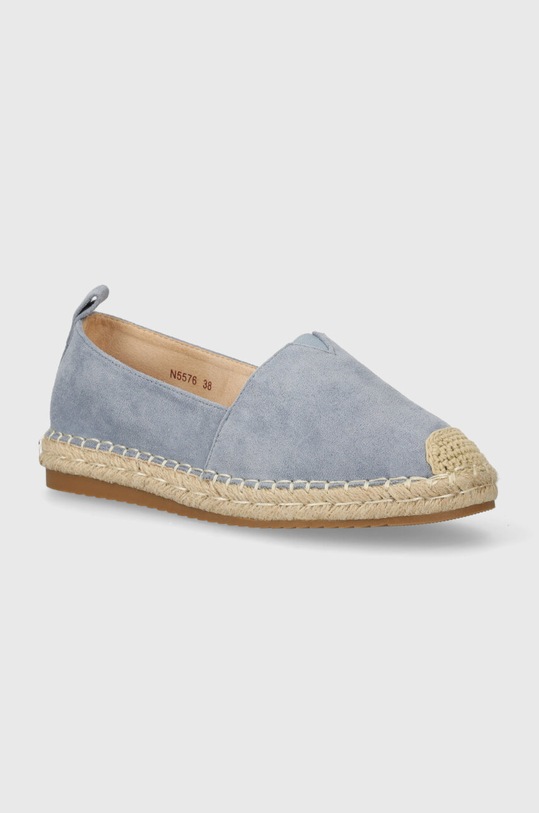 Answear.LAB espadrilles művelúr kék N5576.hh