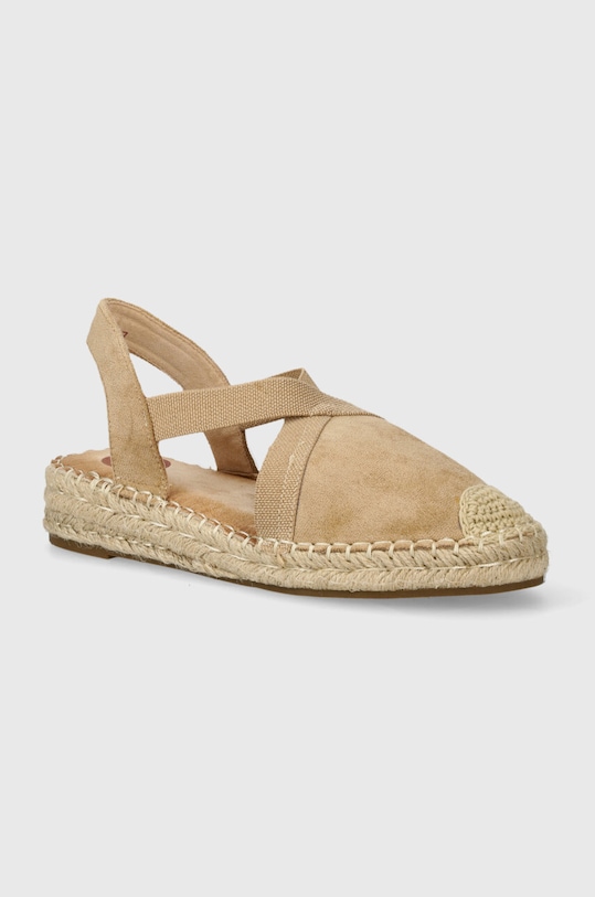 Answear Lab espadryle imitacja zamszu brązowy N5618.hh