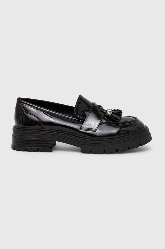 Answear Lab mocasini imitatie de piele lacuita negru yl189.IKK