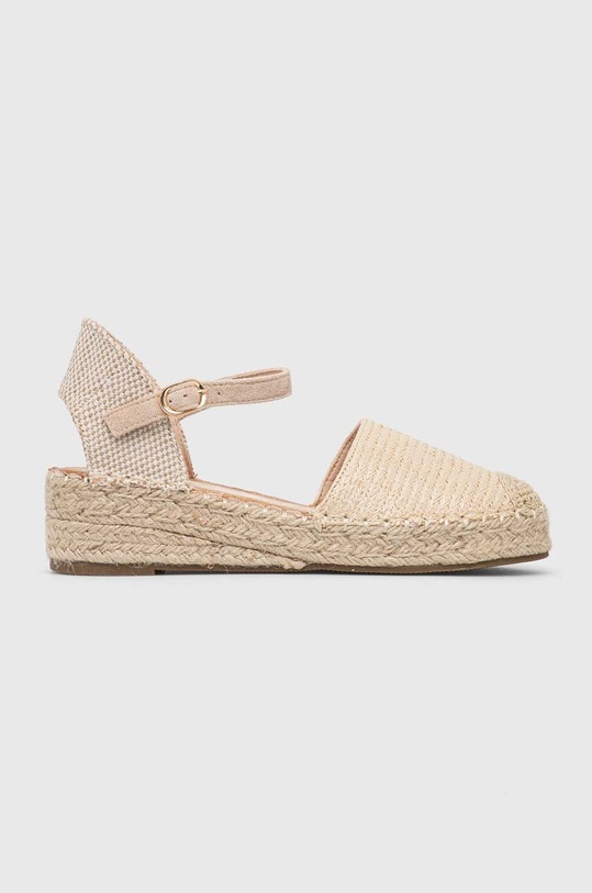 Espadrilky Answear.LAB platforma béžová e3028.ikk