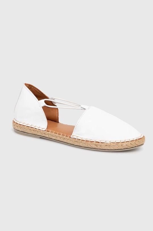 Kožené espadrilky Answear.LAB 10153/Carla.HWK bílá WW24