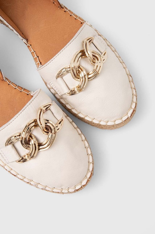 Answear Lab espadryle skórzane SR24510.HWK beżowy