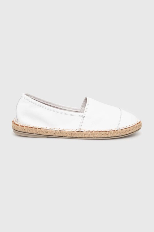 Kožené espadrilky Answear.LAB přírodní kůže bílá Alba.HWK