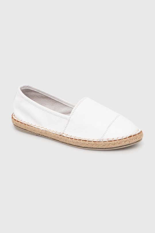 Kožené espadrilky Answear.LAB Alba.HWK bílá WW24