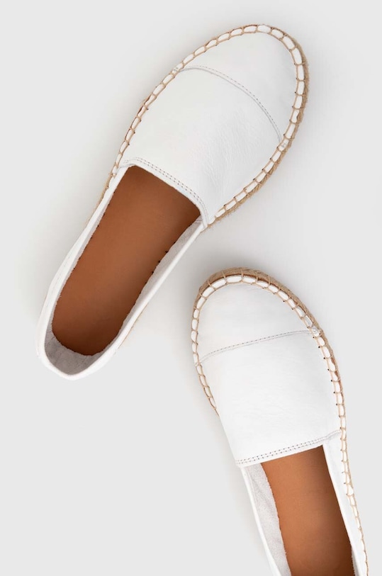 Kožené espadrilky Answear.LAB bílá Alba.HWK