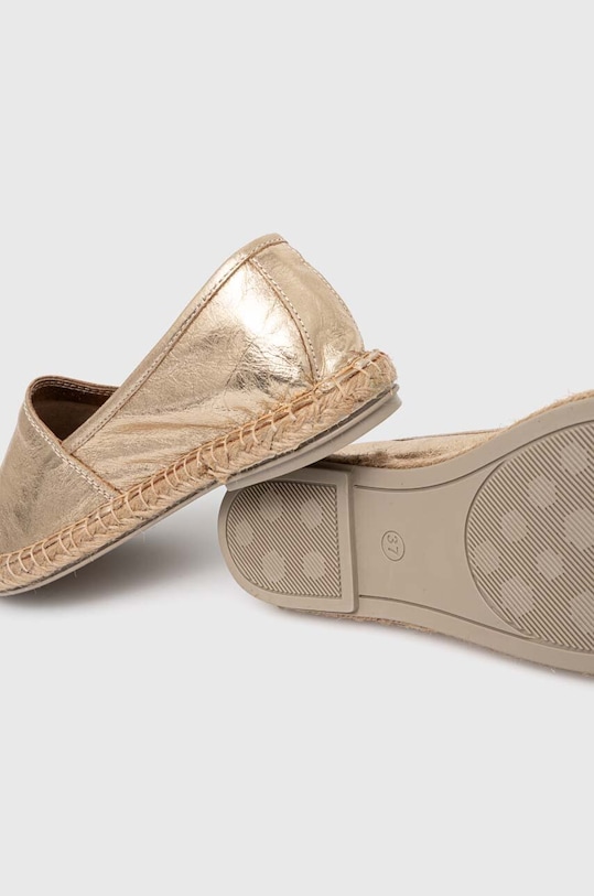 Boty Kožené espadrilky Answear.LAB Alba.HWK zlatá