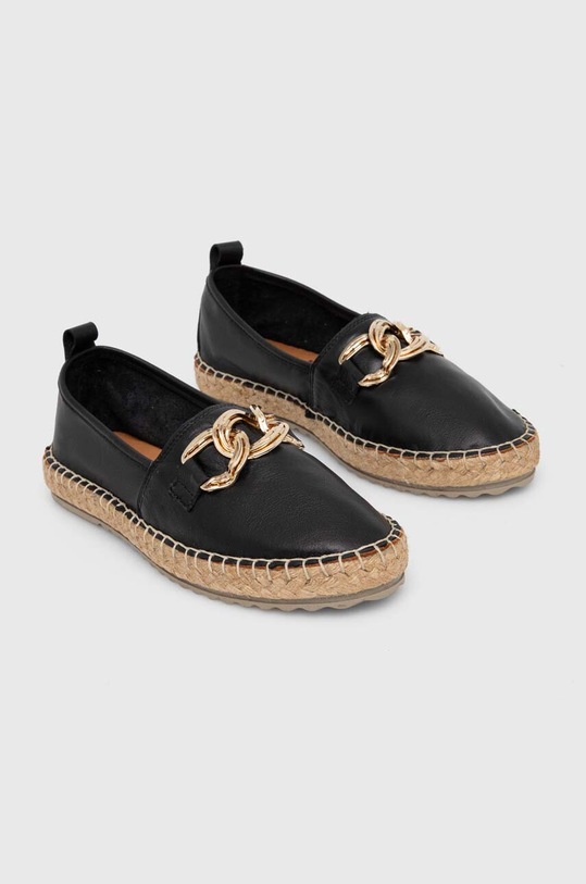 Obuwie Answear.LAB espadryle skórzane 24509.HWK czarny