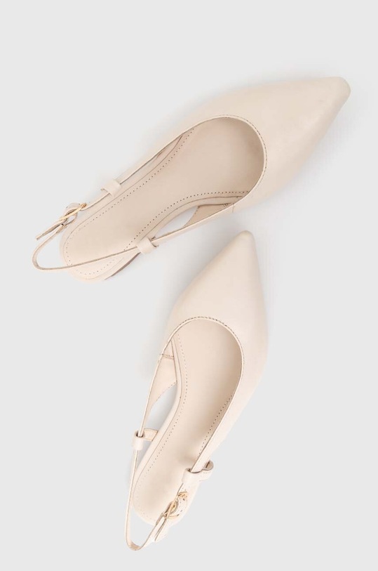Answear Lab baleriny skórzane beżowy SE24394.HWK
