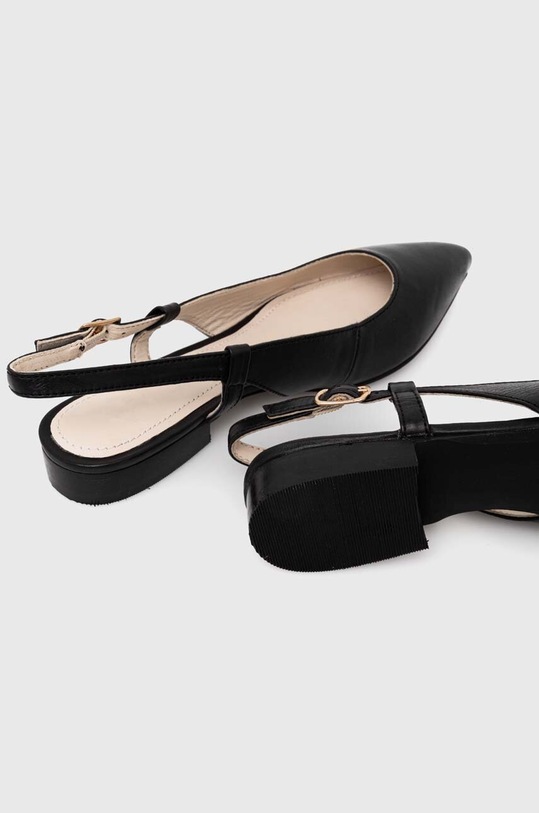 Boty Kožené baleríny Answear.LAB SE24394.HWK černá