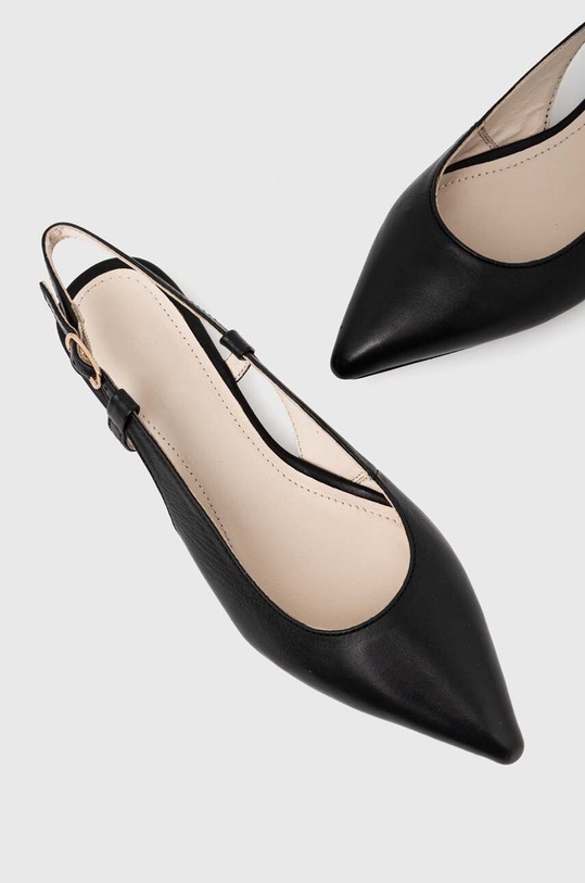Kožené baleríny Answear.LAB černá SE24394.HWK