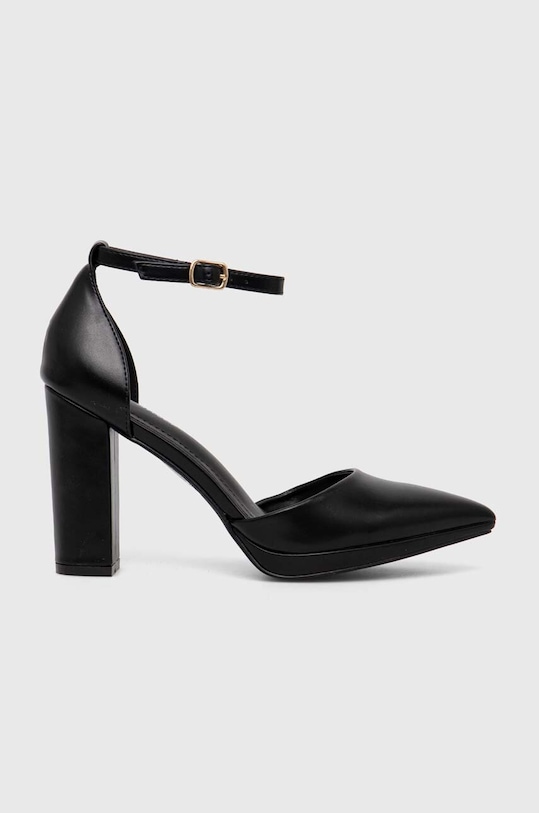 Answear Lab czółenka słupek czarny s1760.IKK