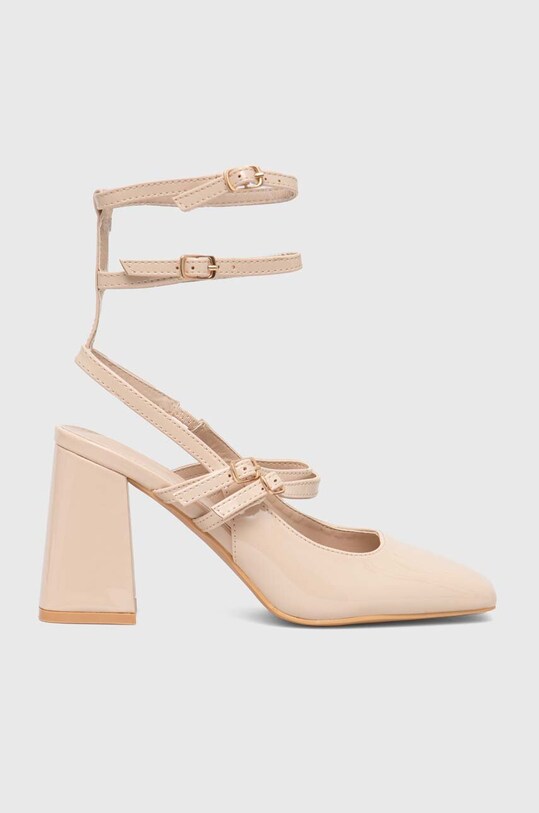Answear Lab decolletè finta pelle verniciata beige h10045.ih