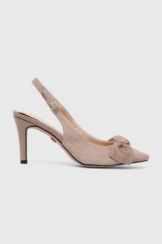 Answear.LAB szpilki zamszowe szpilka szary SS19006.HWK