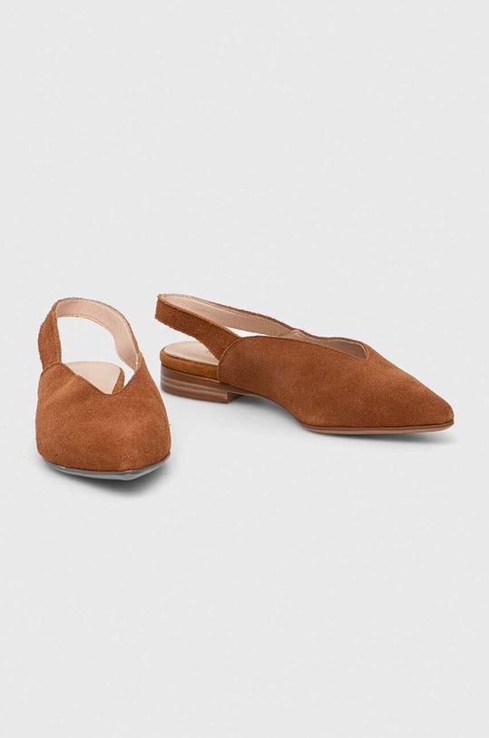 Semišové baleríny Answear.LAB SV20083.HWK hnědá WW24
