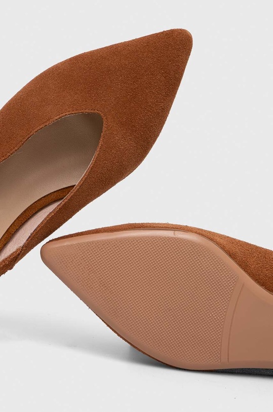 Semišové baleríny Answear.LAB hnědá SV20083.HWK