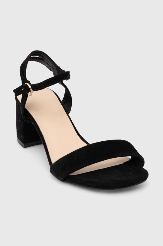 Answear Lab sandale din piele intoarsa SS19042.HWK negru WW24