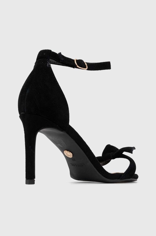 Obuwie Answear Lab sandały zamszowe SS19020.HWK czarny