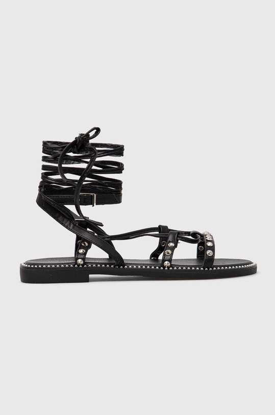 Σανδάλια Answear.LAB απομίμηση λείου δέρματος μαύρο 576.fh