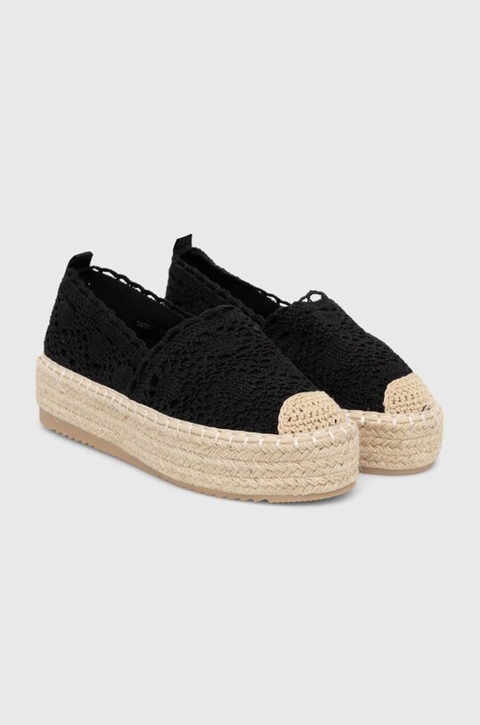 Espadrilky Answear.LAB 3437.HWK černá WW24