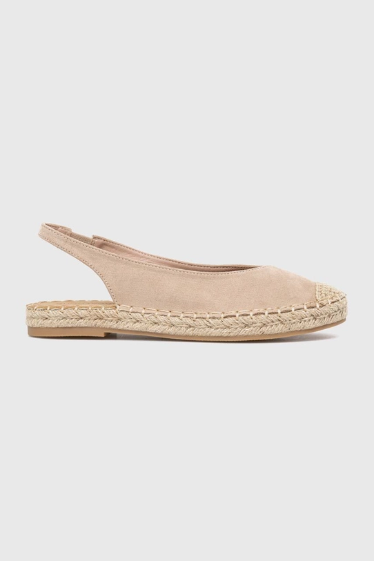 Answear Lab espadryle imitacja zamszu beżowy 3141.HWK