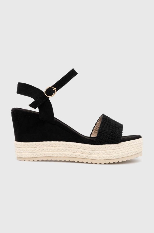 Answear Lab espadryle imitacja zamszu czarny 6966.fh