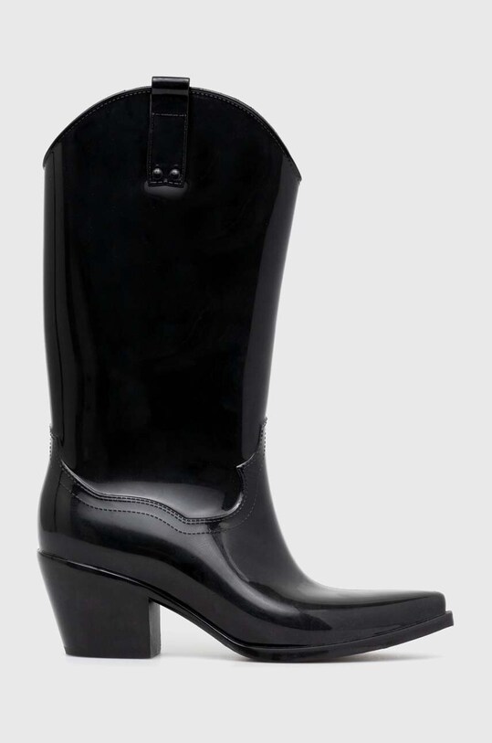 Answear Lab cizme lucios negru 4113.cdb
