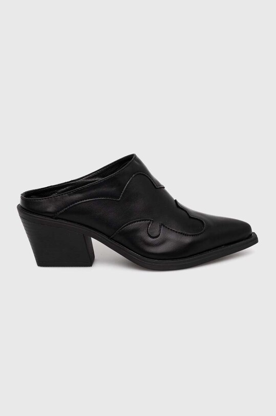 Mules Answear.LAB 5-8 cm μαύρο 68239.FKK