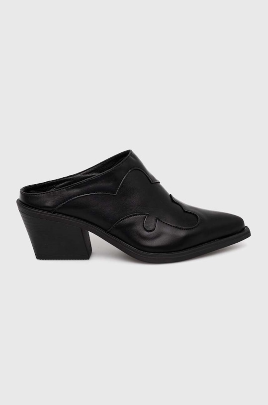 Mules Answear.LAB 5-8 cm μαύρο 68239.FKK