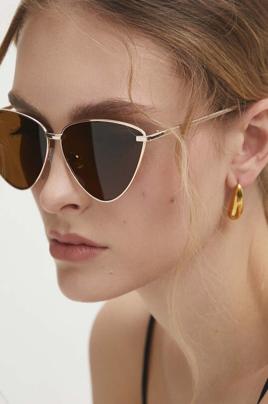 Answear Lab okulary przeciwsłoneczne fl5309.FW brązowy
