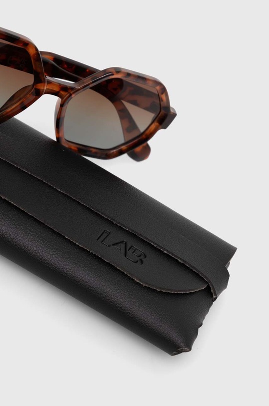 Sluneční brýle Answear.LAB s polarizací 201476.FH hnědá