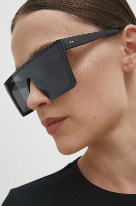 Answear.LAB okulary przeciwsłoneczne jednolita czarny cv2308.fh