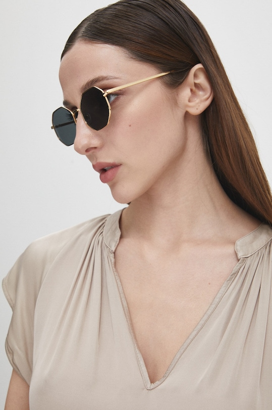 Answear.LAB okulary przeciwsłoneczne cv2635.fh złoty