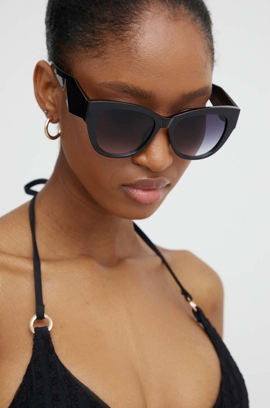 Answear Lab okulary przeciwsłoneczne jednolita czarny JL9312.HKK