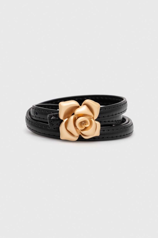 Answear Lab curea de piele blt.1.cdb negru WW24
