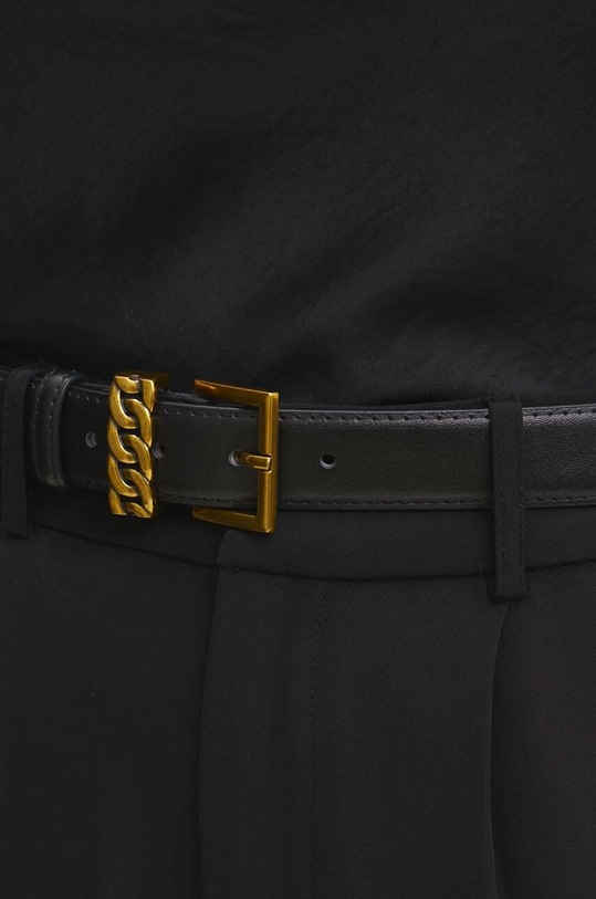 Answear Lab pasek skórzany czarny 1201110.cdb