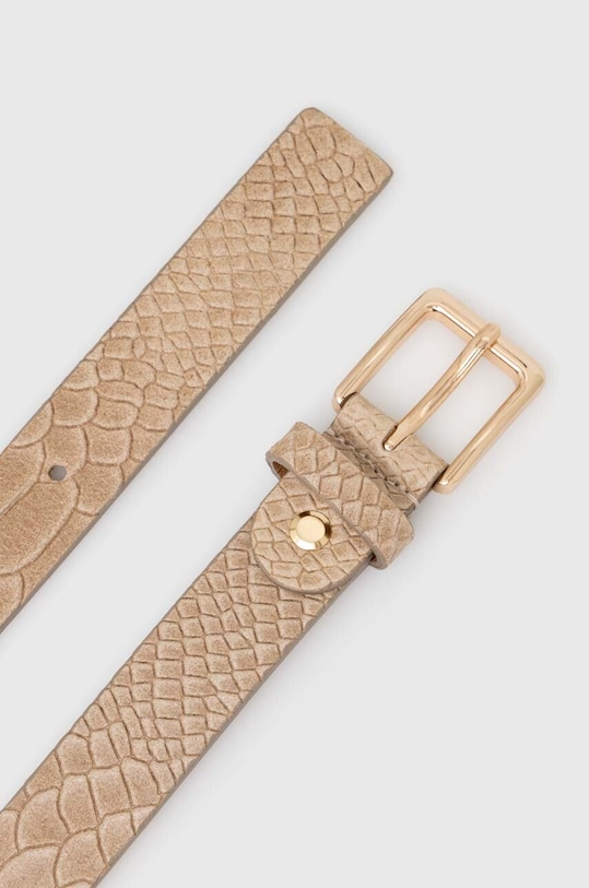 Answear Lab pasek skórzany C103.HKK beżowy WZ24