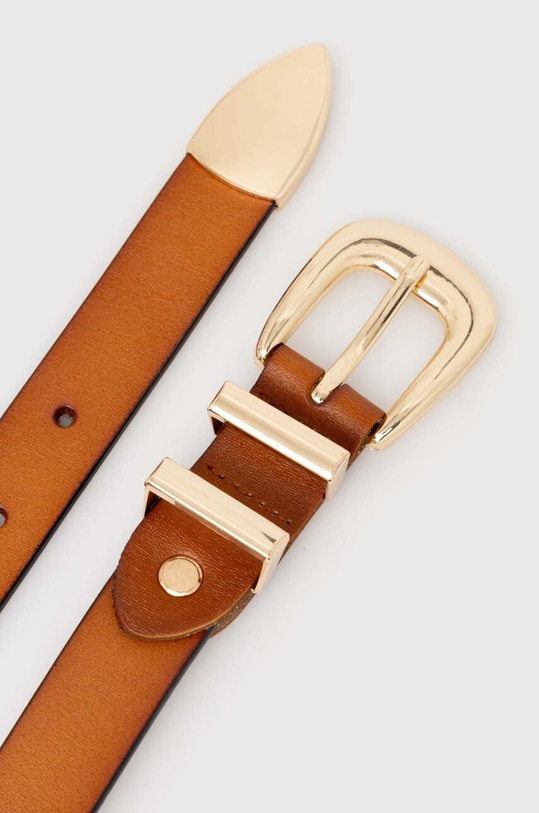 Answear Lab pasek skórzany 2031.HWK brązowy WA00