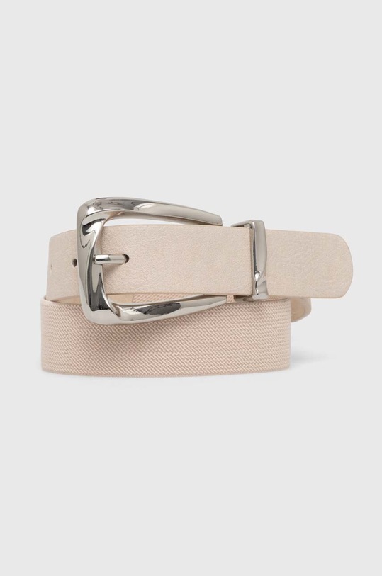 Answear Lab pasek syntetyczny beżowy ct3705.ijs