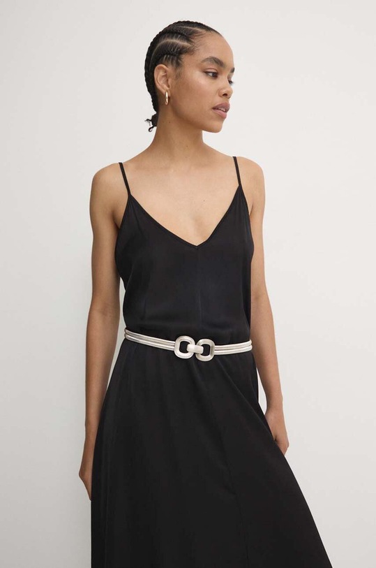 Answear Lab pasek srebrny bnaja.ijs