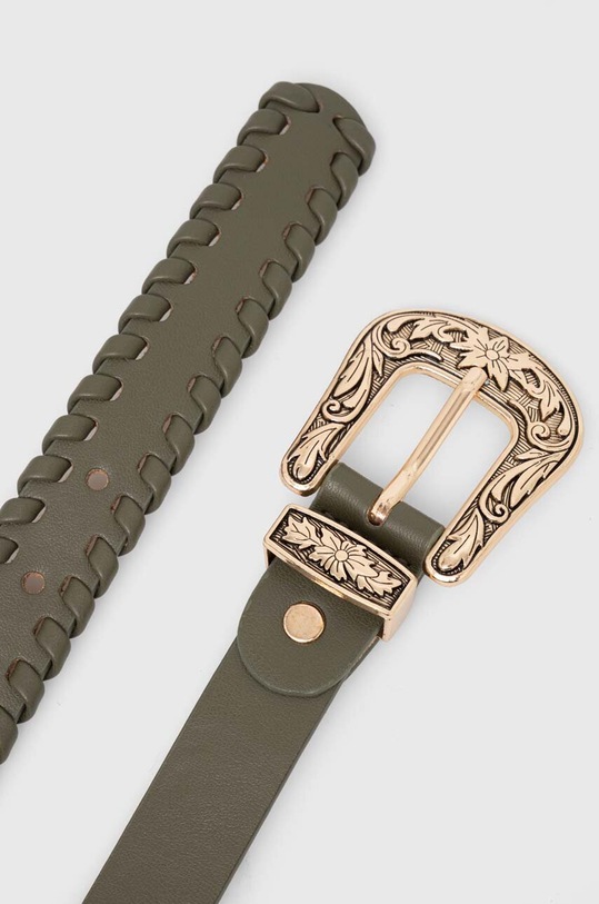 Answear Lab pasek skórzany b32671.fd zielony WW24