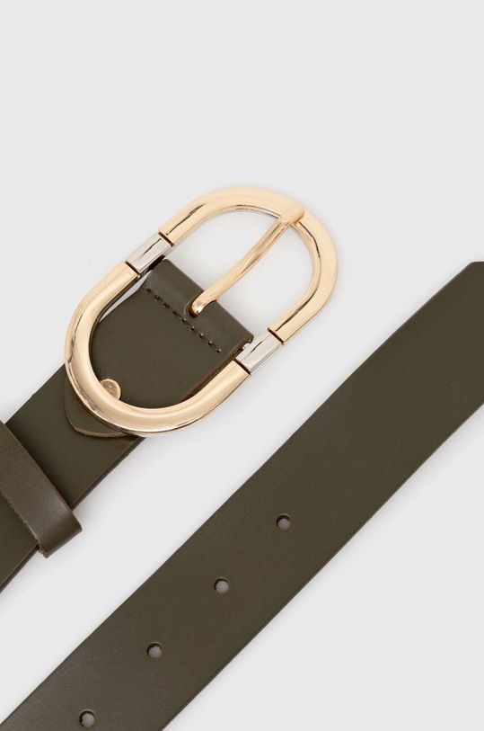 Answear.LAB bőr öv b32669.fkk zöld WW24