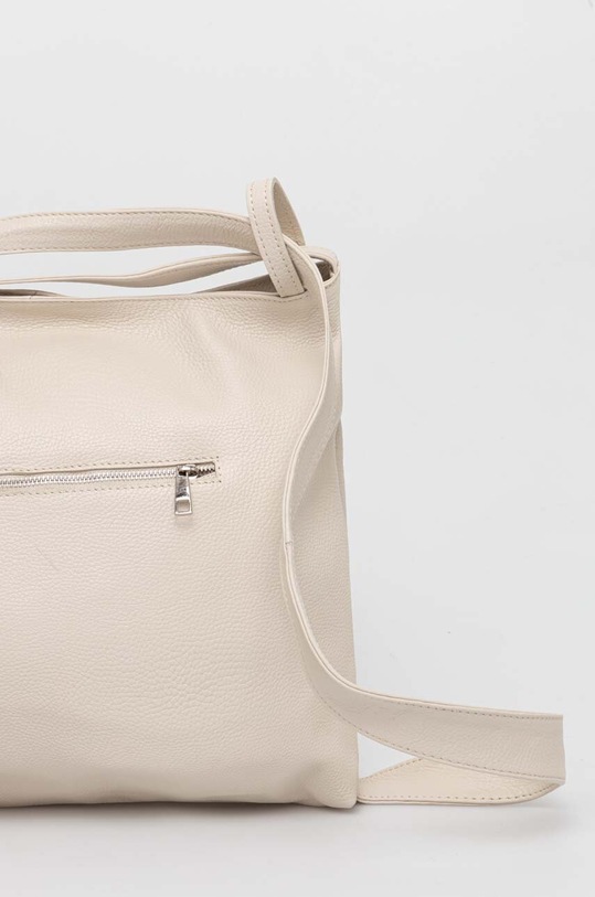 Answear Lab plecak skórzany beżowy 2465211.HWK